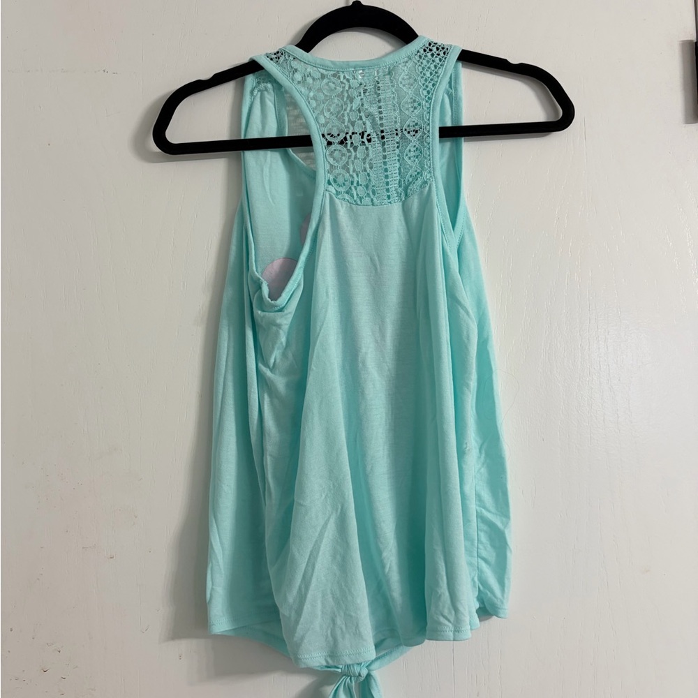 Disney Aqua Tank Top with Pink Mickey Mouse - Picture 4 of 8
